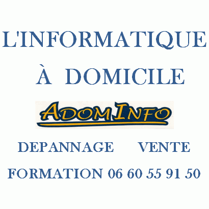 Adominfo l'informatique à domicile du pays Royannais